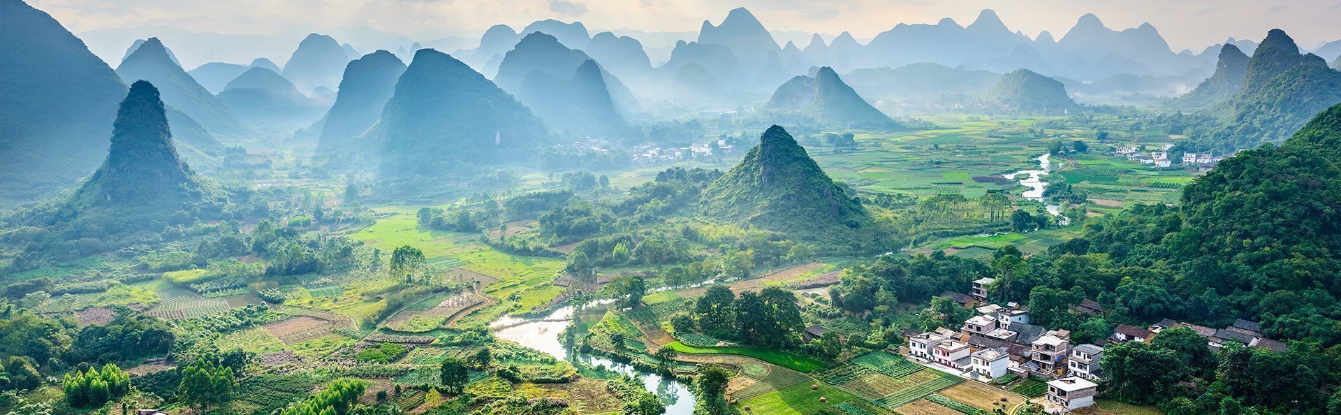 Smukke Yangshou set fra oven