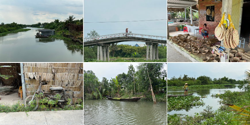 Vi ser mange lokale, mens vi går