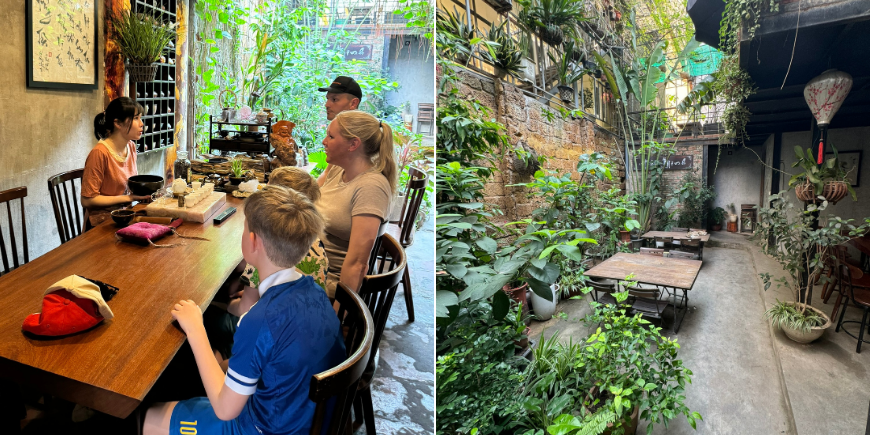 Vi oplever de hyggeligste gårdhaver