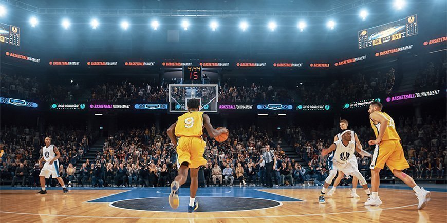 Basketballkamp i college-ligaen