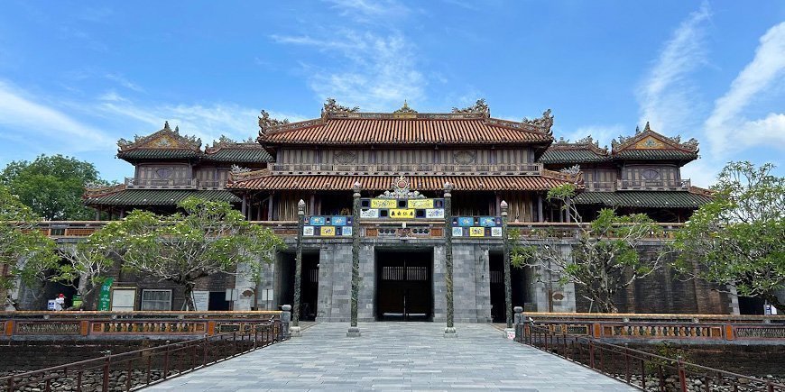 Kejserbyen i Hué i Vietnam