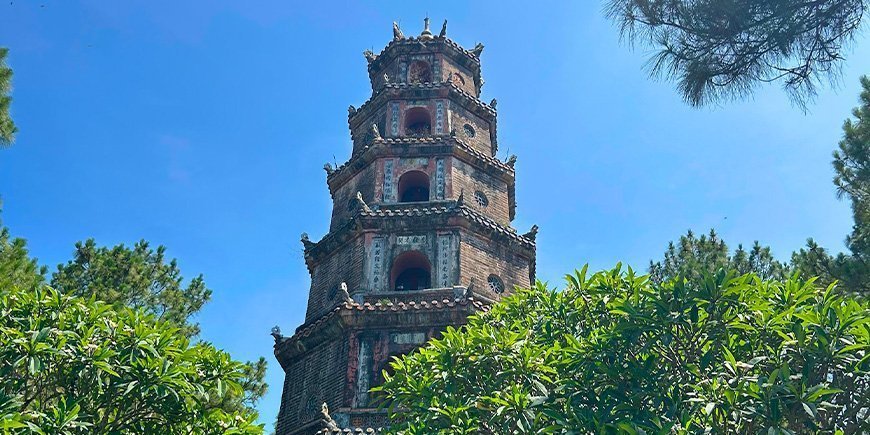 Thien Mu-pagoden i Hue