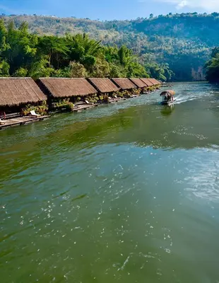 River Kwai Jungle Rafts ved floden Kwai