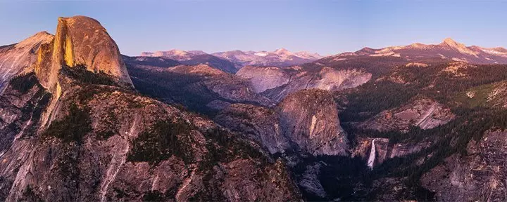 Panoramaudsigt fra Yosemite Nationalpark