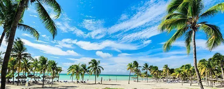 Vardero strand i Cuba